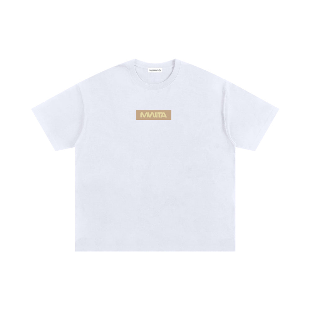 SM Block T-shirt White front