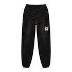 SM Sunfade Fleeced Sweatpants black front