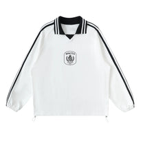 SM Royal Emblem Panel Sweatshirt white front