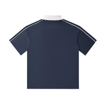 SM Royal Emblem Polo T-shirt navy back