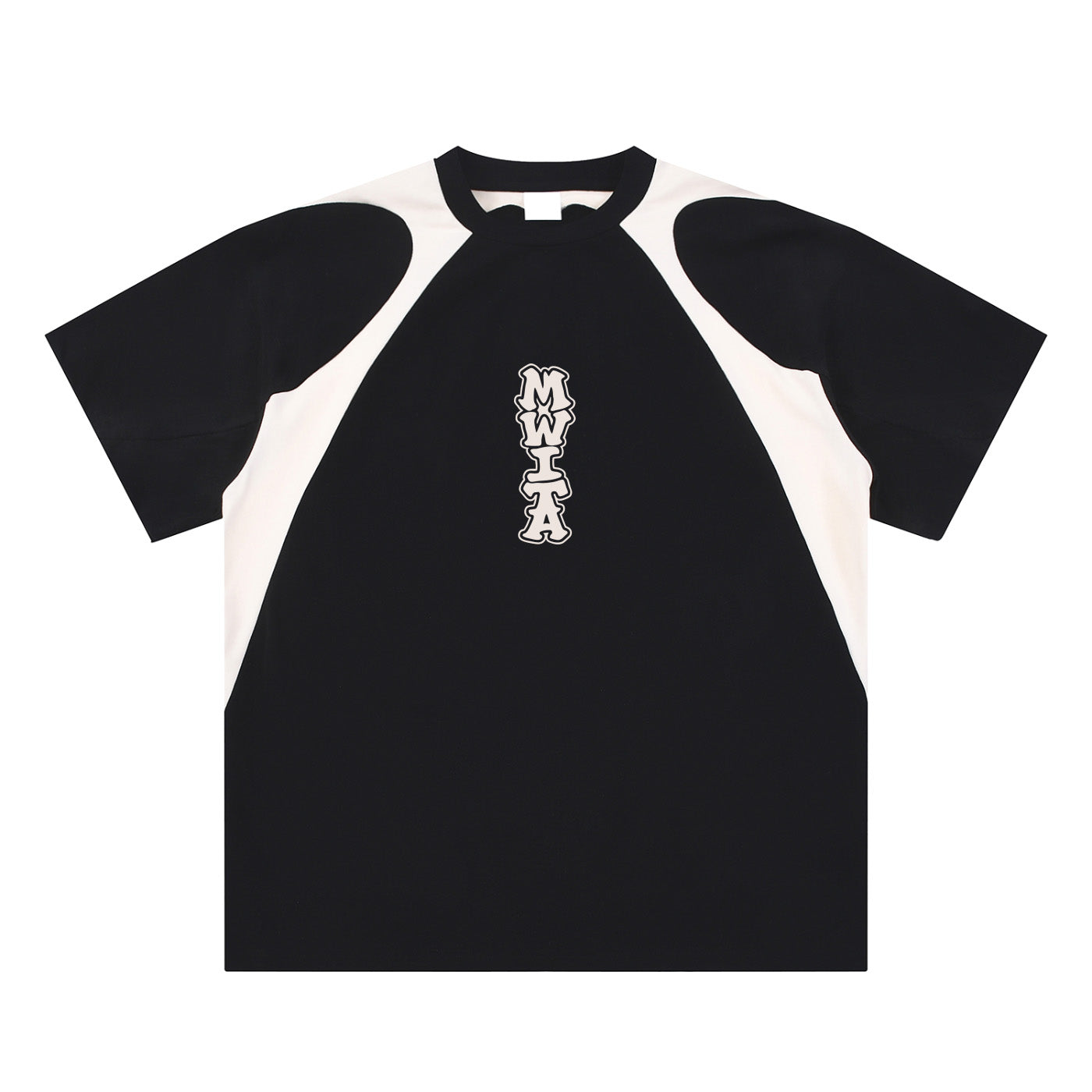 SM Graffiti Stack T-shirt black front
