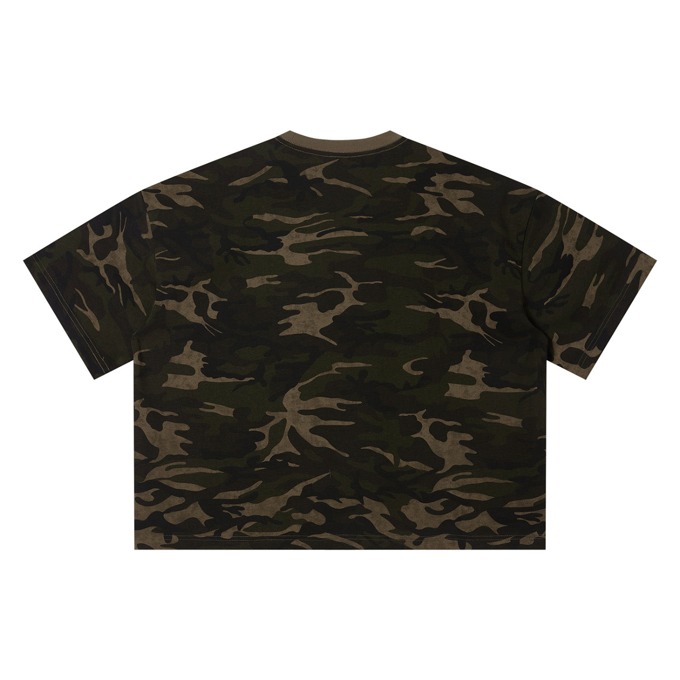 SM Script Camo T-shirt green back