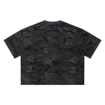 SM Script Camo T-shirt heavy metal back