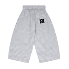 SM Plaid Capri Shorts white back