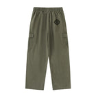 SM Eternal Fleur Straight Leg Cargo Pants khaki green back