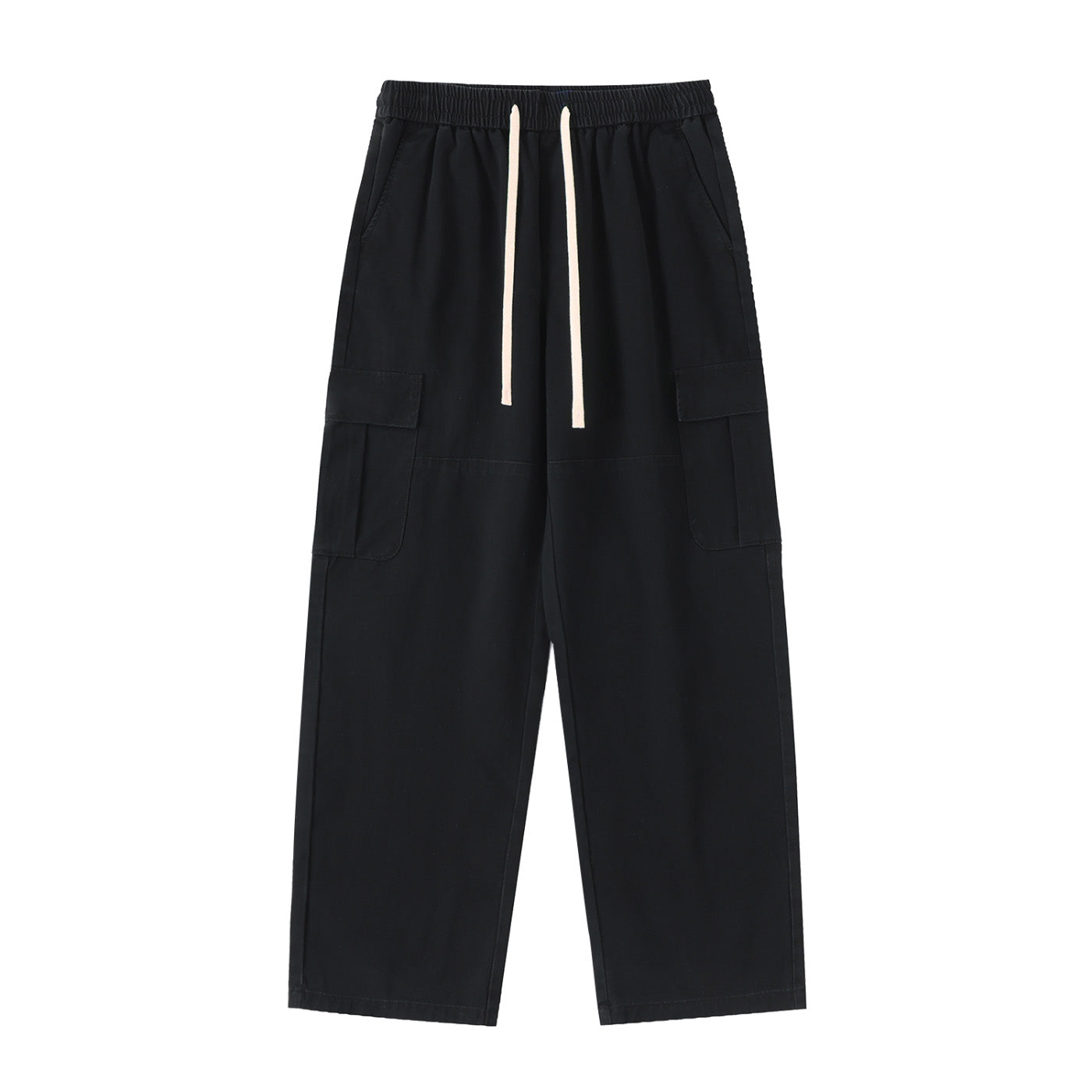 SM Eternal Fleur Straight Leg Cargo Pants black front