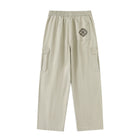 SM Eternal Fleur Straight Leg Cargo Pants oat grey back
