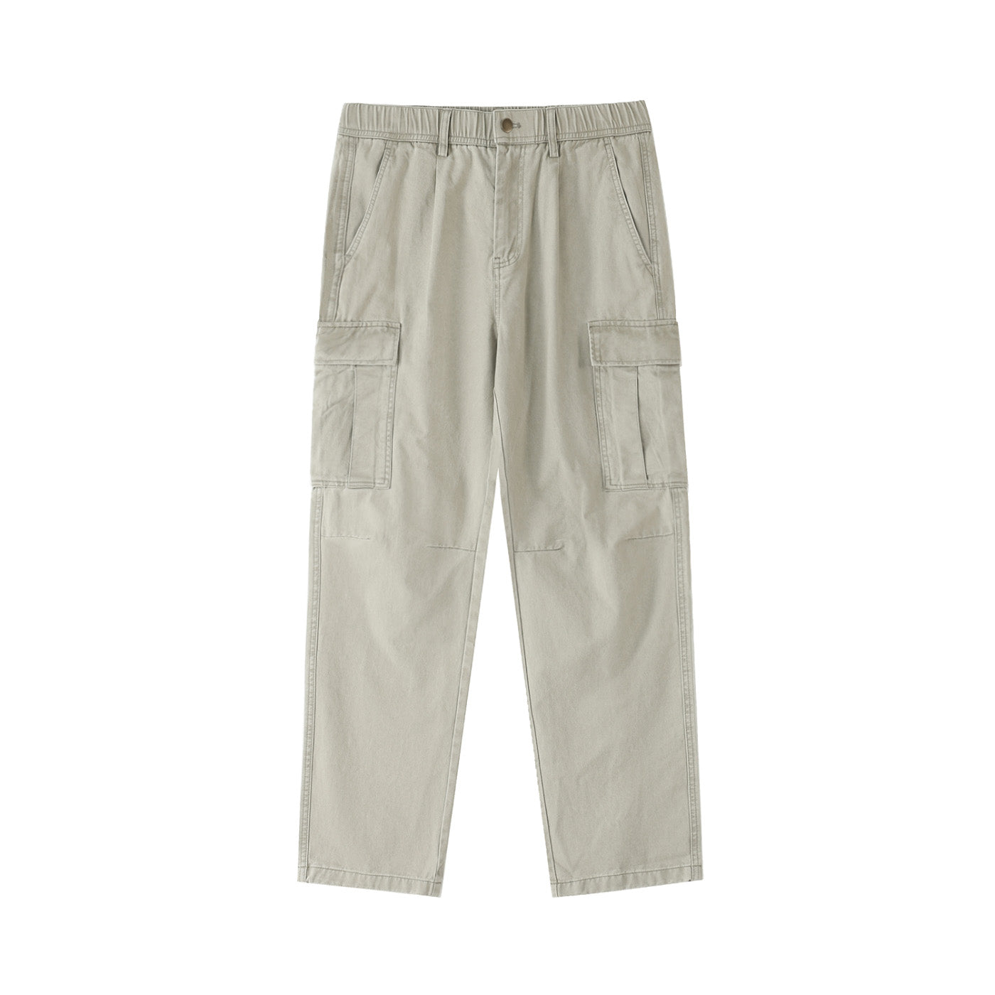 SM Eternal Fleur Cargo Trousers oat grey front