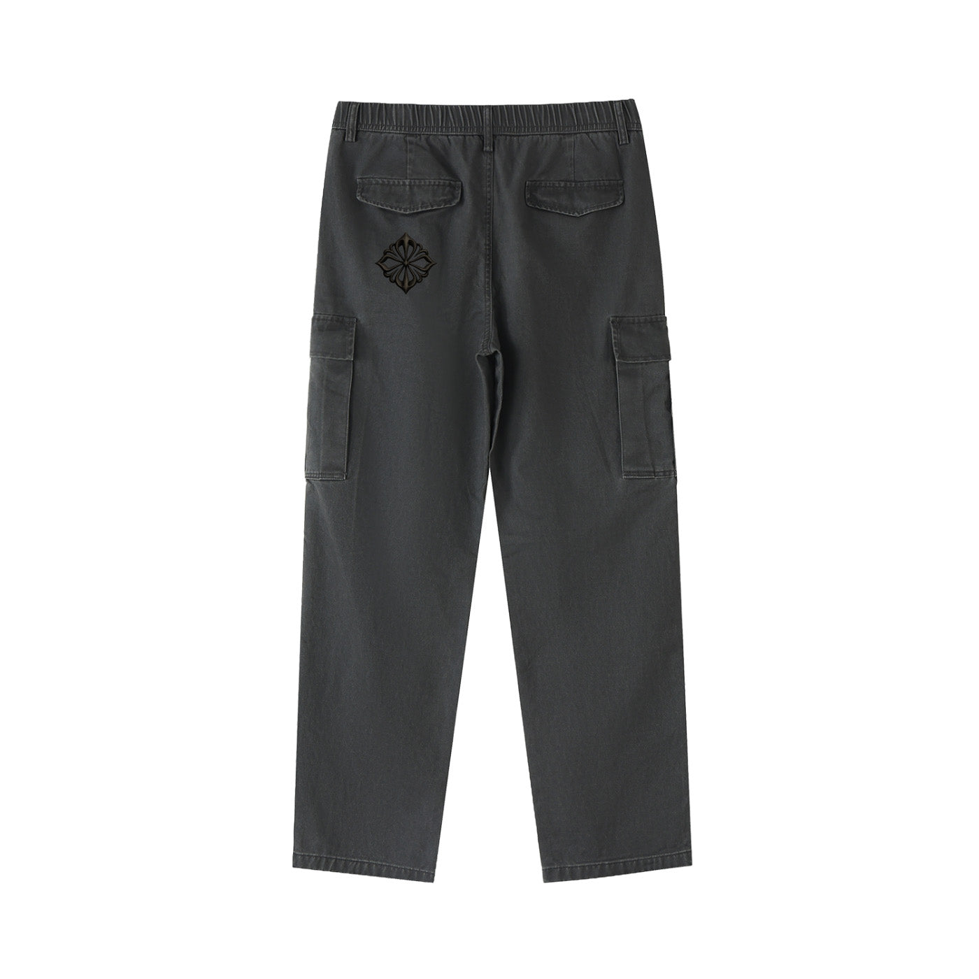 SM Eternal Fleur Cargo Pants charcoal back