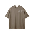 SM Carved Flight T-shirt brown front