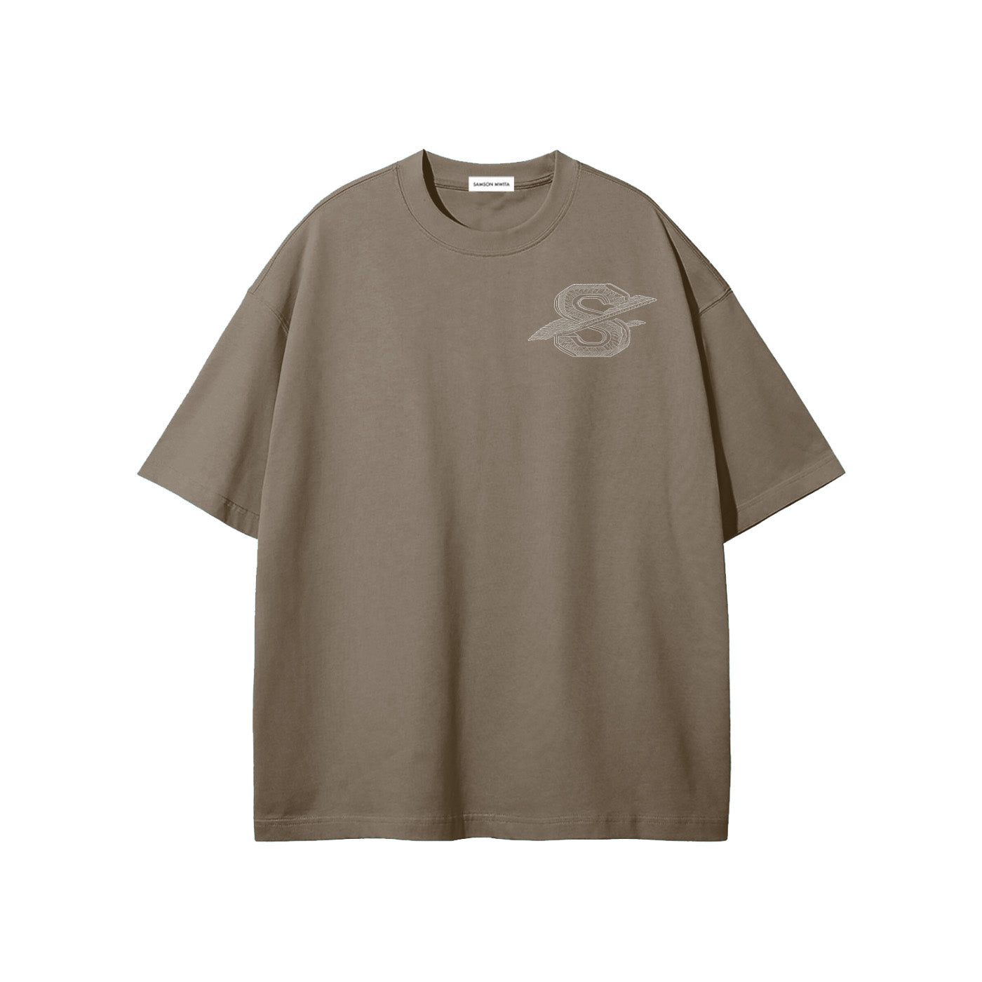 SM Carved Flight T-shirt brown front