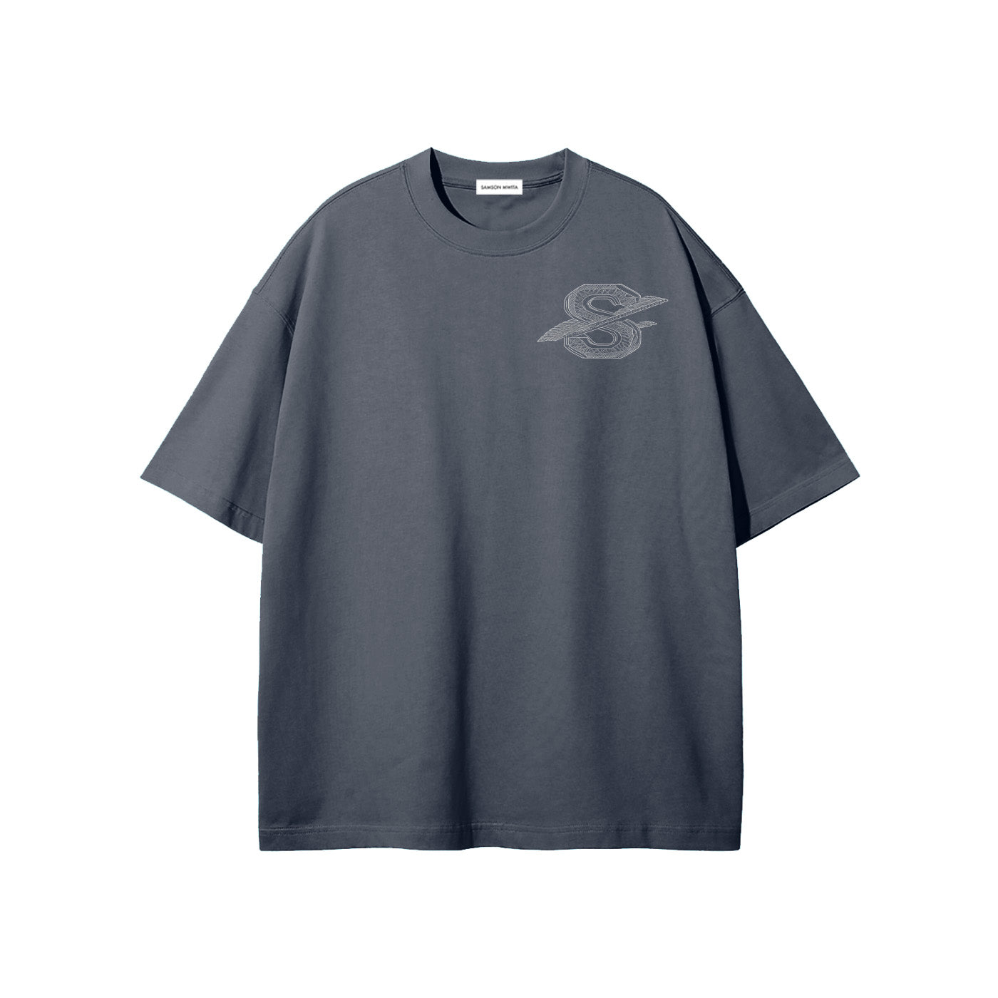 SM Carved Flight T-shirt chambray front