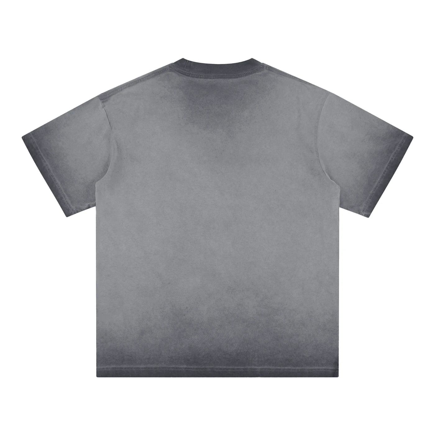 SM Sig. Reverse Dyed T-shirt charcoal back