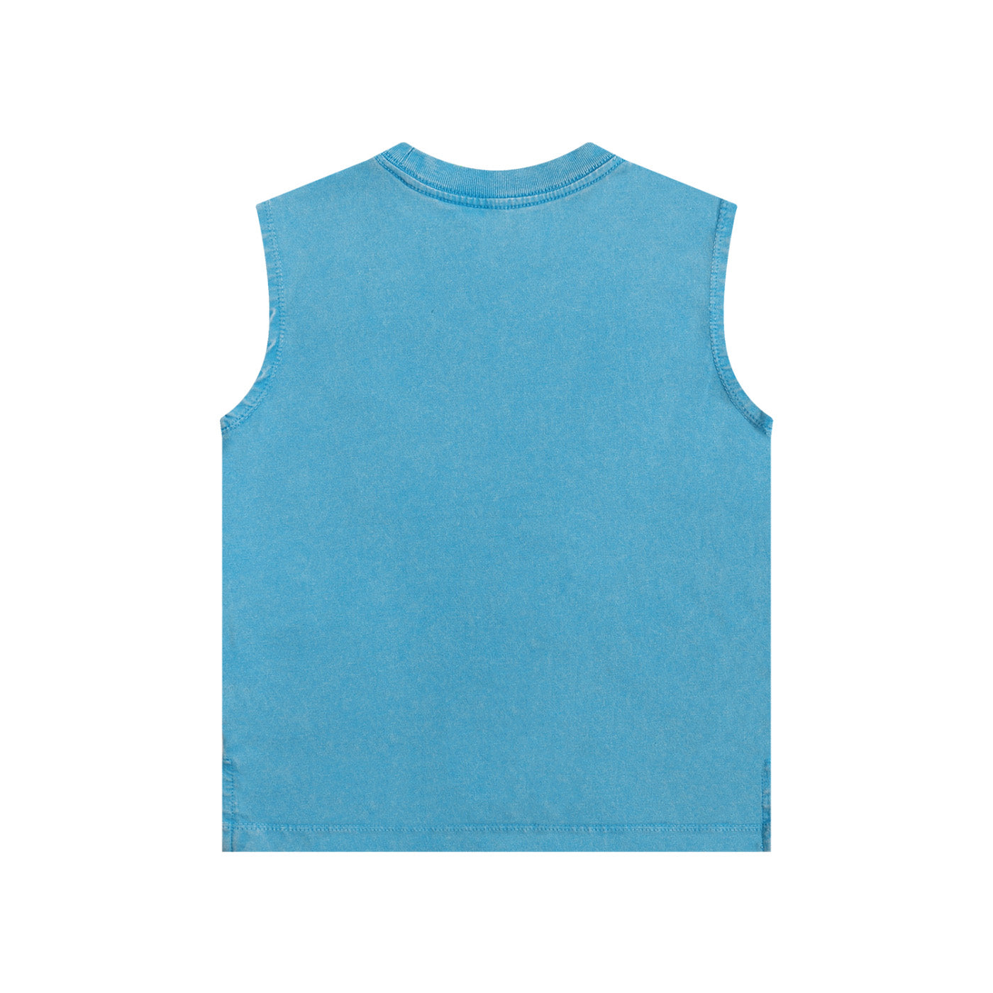 SM Snow Washed Kids Tank Top blue back