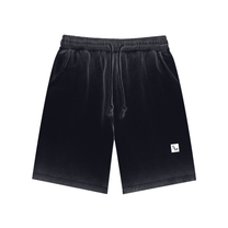 SM Sig. Reverse Dyed Shorts black front