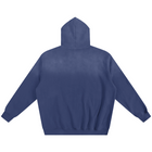 SM Sunfade Fleeced Hoodie oxford navy back