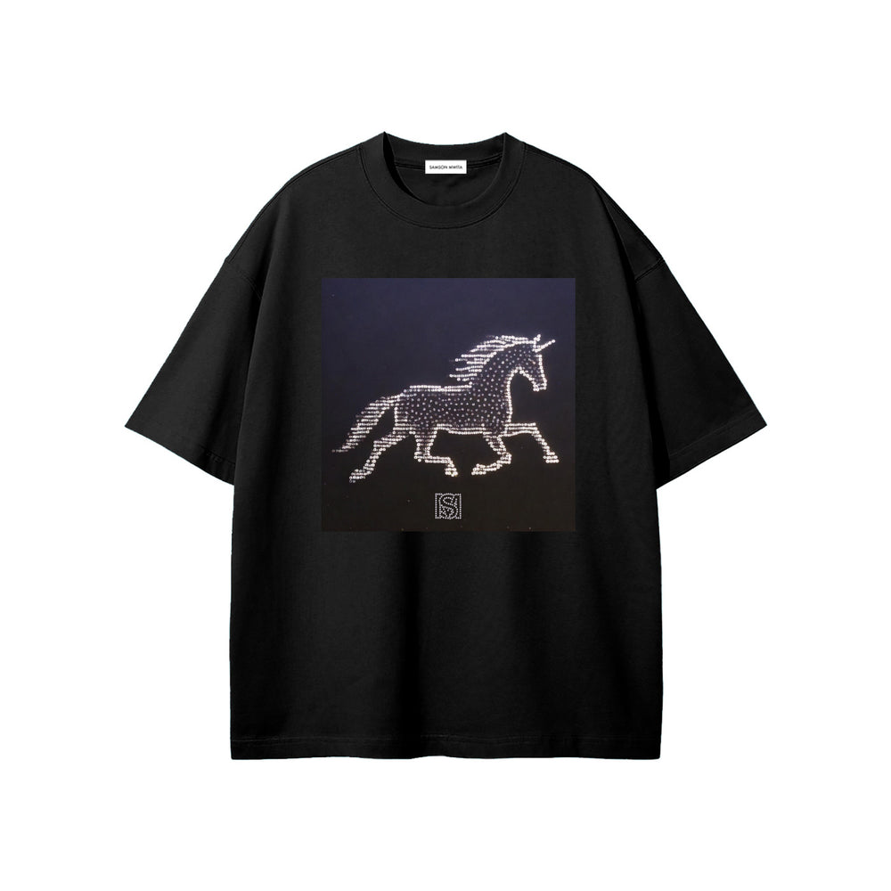 SM Celestial Charge T-shirt black front