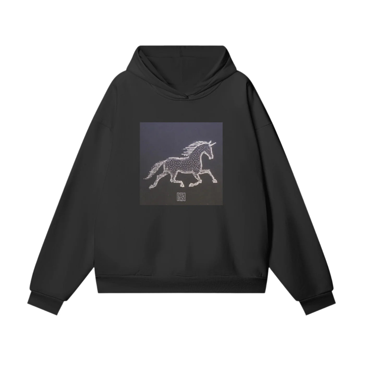 SM Celestial Charge Hoodie black front