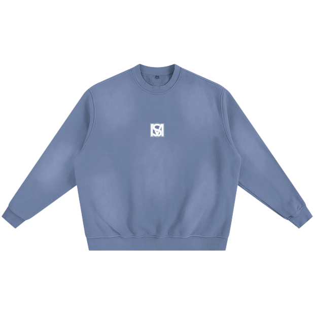 SM Sunfade Fleeced Sweatshirt denim front