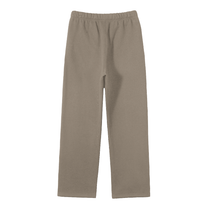 SM Fleece Straight Leg Trousers grey coffee back