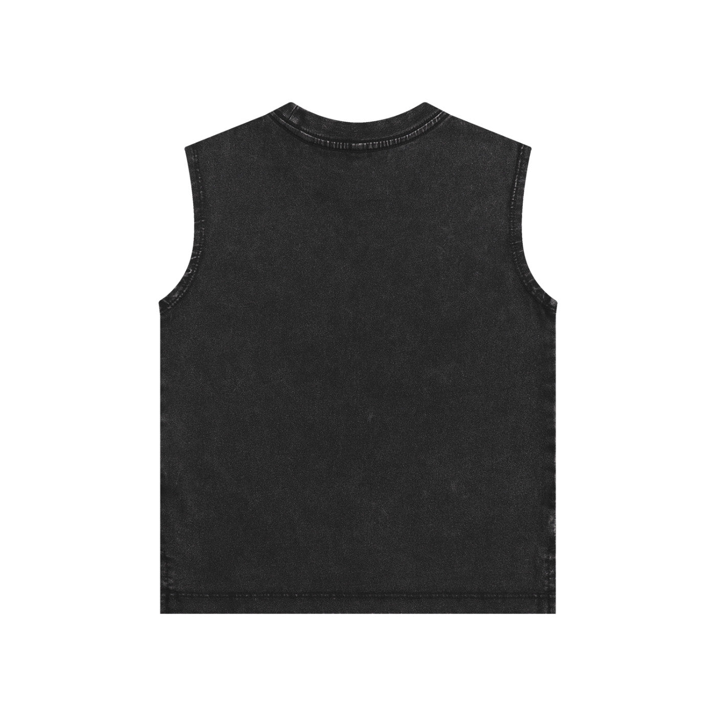 SM Snow Washed Kids Tank Top black back