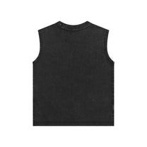 SM Snow Washed Kids Tank Top black back
