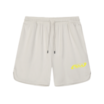 SM Motion Oversized Court Shorts beige front
