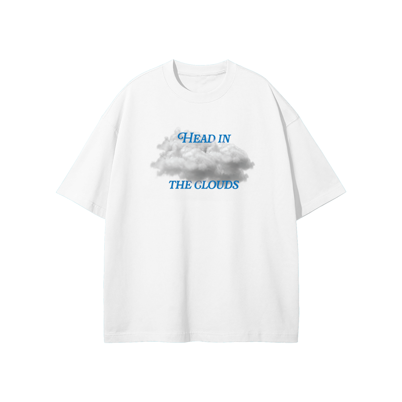 SM Head In The Clouds T-shirt white front