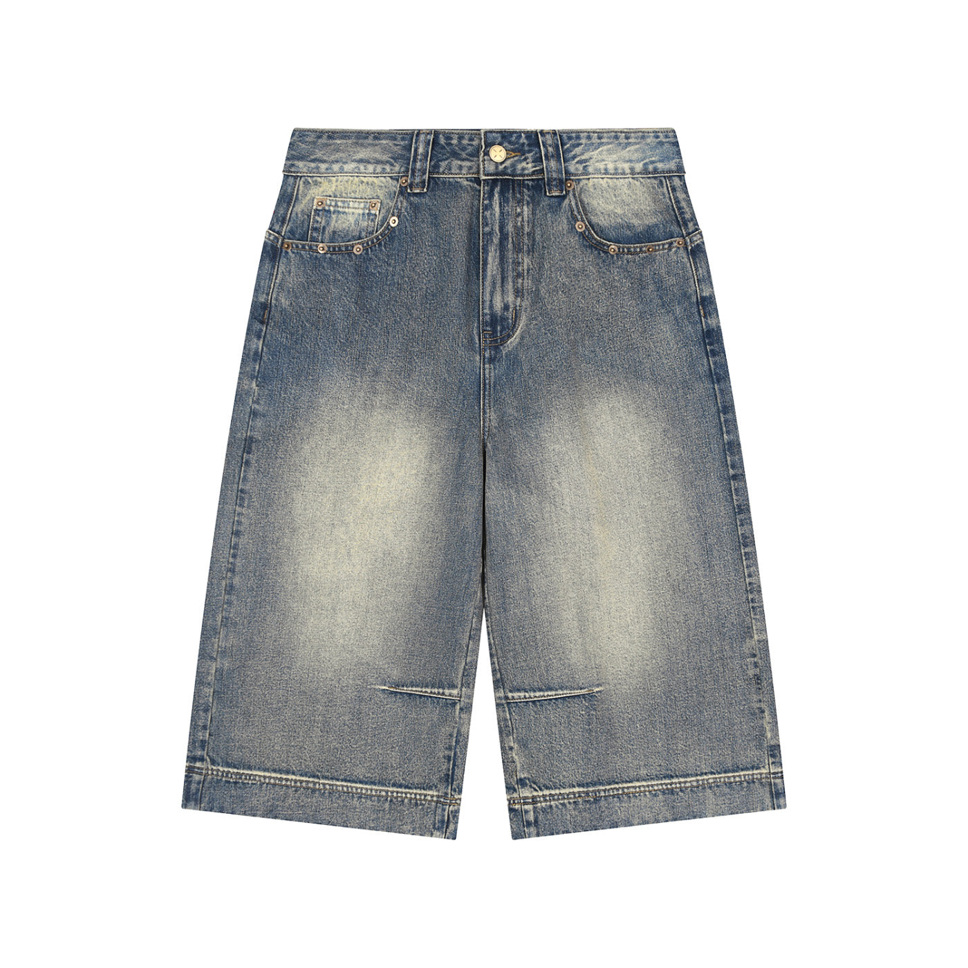 SM Heritage Vintage Wash Denim Shorts front