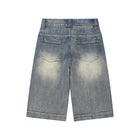 SM Heritage Vintage Wash Denim Shorts back