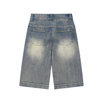 SM Heritage Vintage Wash Denim Shorts back