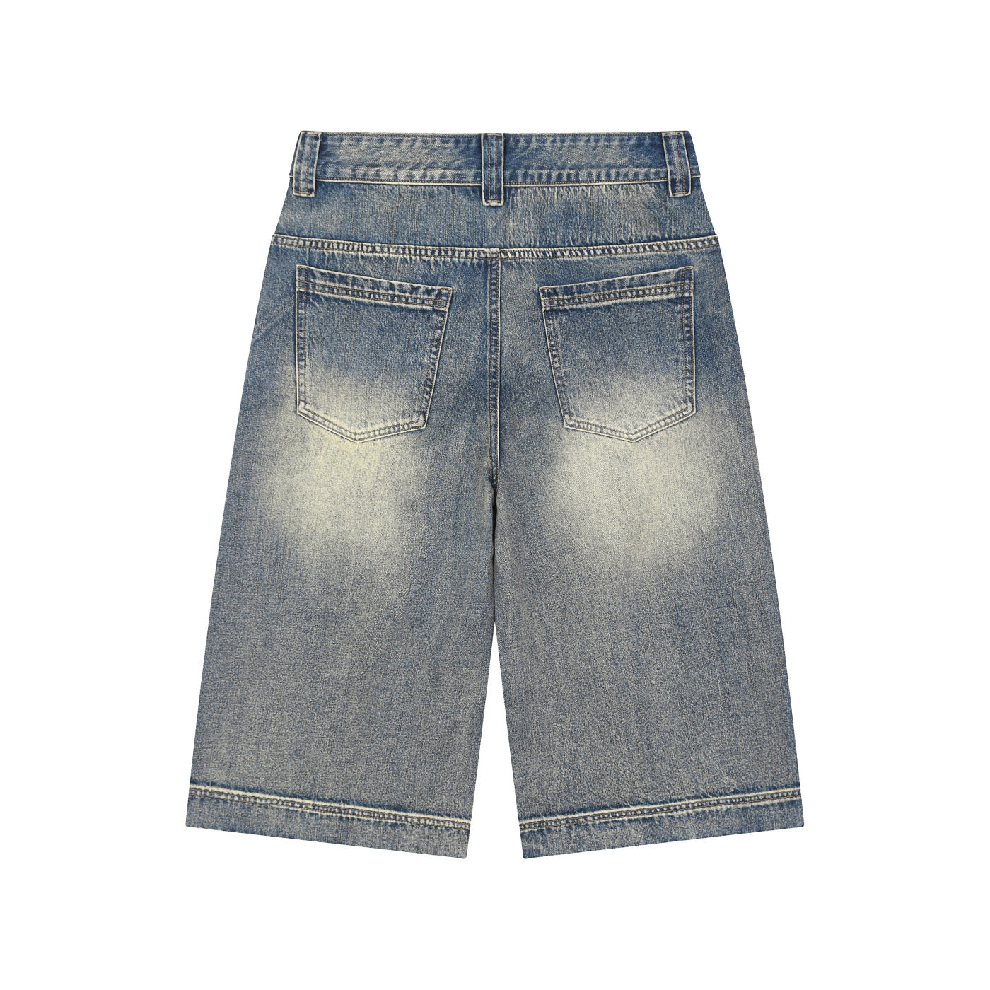 SM Heritage Vintage Wash Denim Shorts back