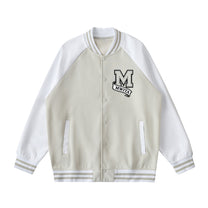 SM Varsity Jacket camel front