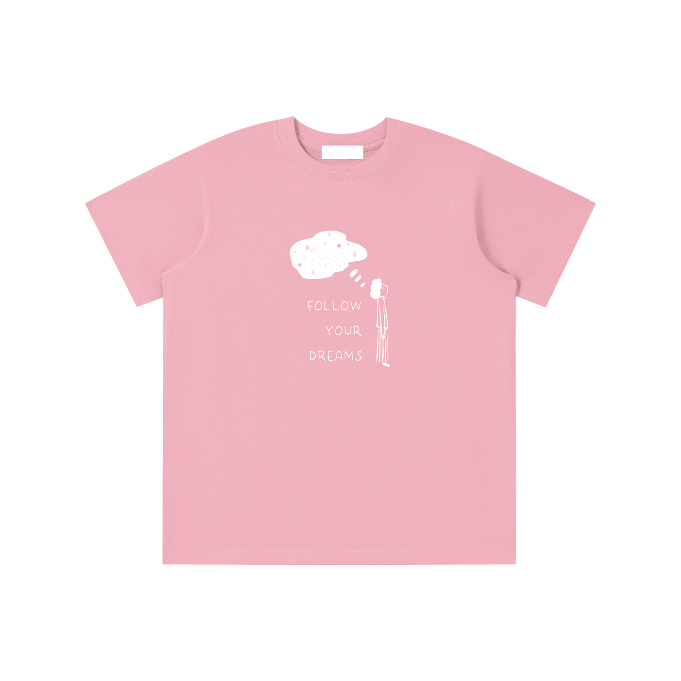 SM Follow Your Dreams Kids T-shirt pink front