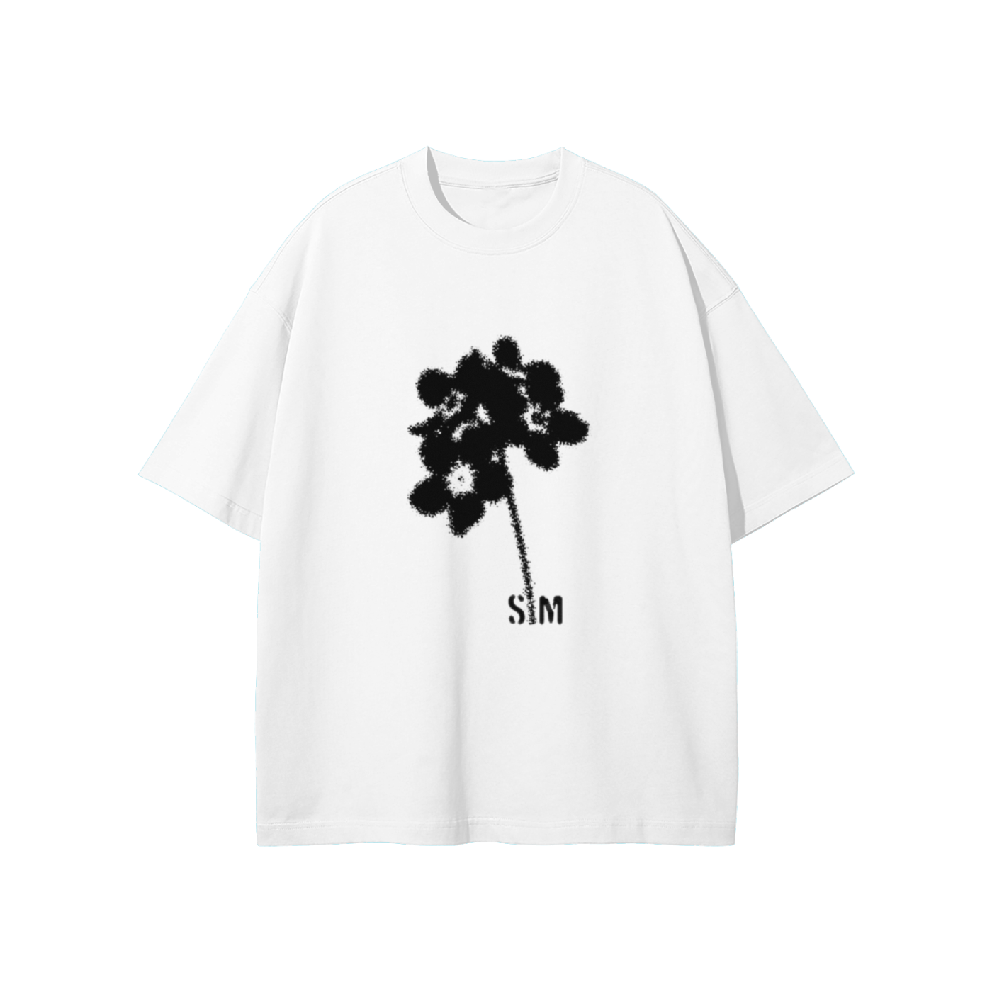 SM Floral T-shirt white front