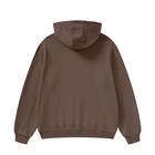 SM Sig. High Neck Fleece Hoodie brown back