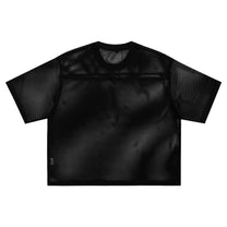 SM Mesh Boxy T-shirt black t-shirt back