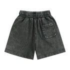 SM Snow Washed Kids Shorts charcoal back