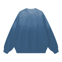 SM Monkey Wash Sweatshirt denim back