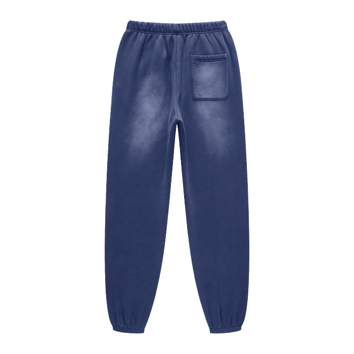 SM Sunfade Fleeced Sweatpants oxford navy back