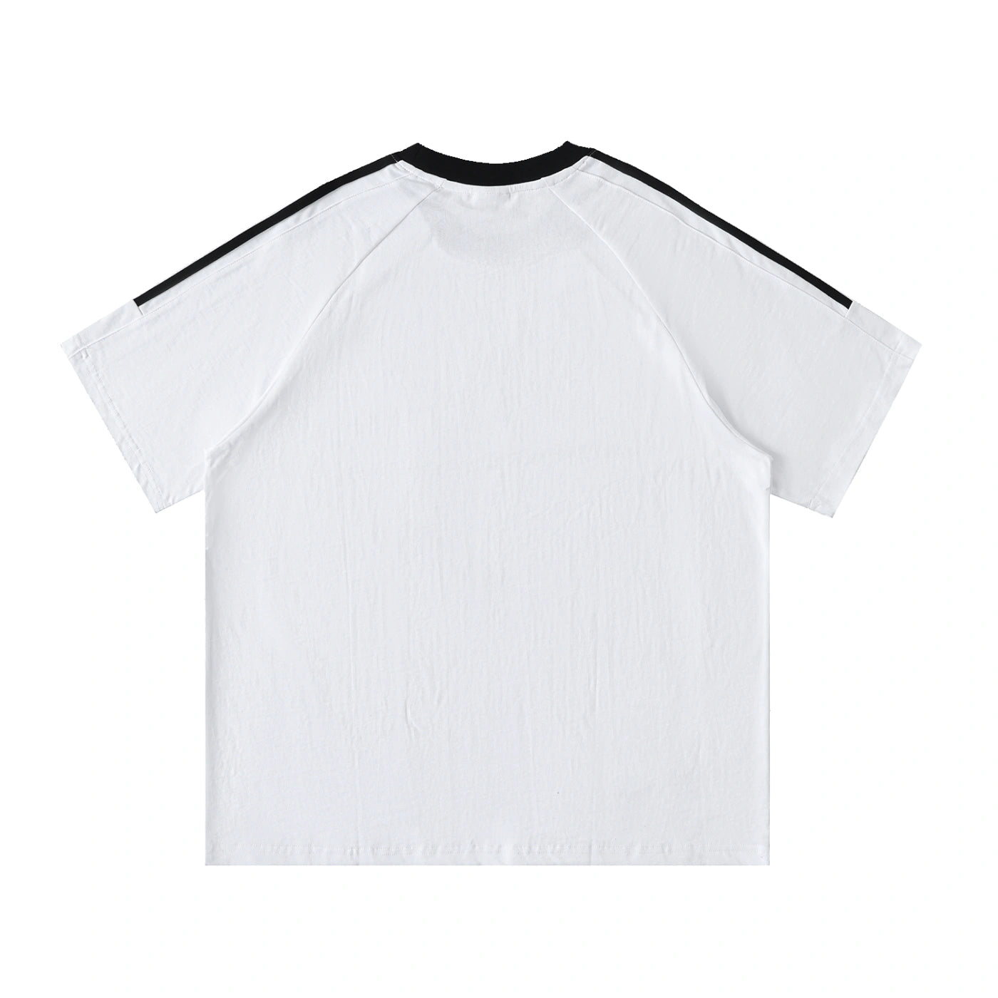 SM Sig. Striped T-shirt white back
