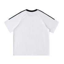 SM Sig. Striped T-shirt white back