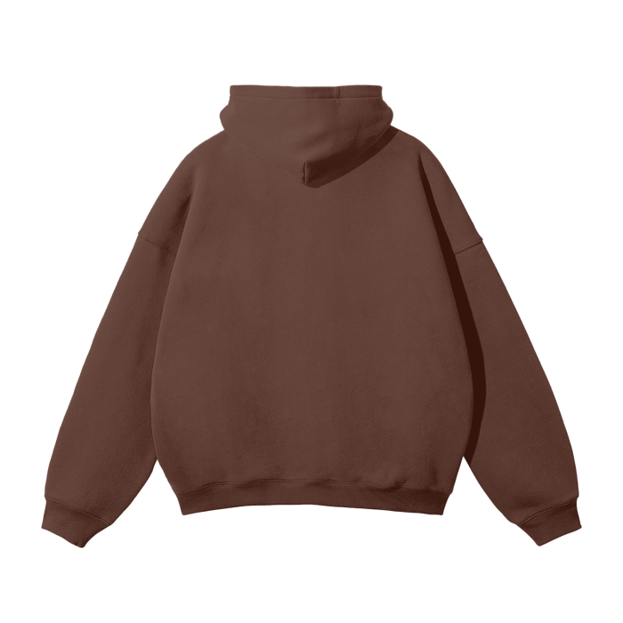 SM Sig. Fleece Hoodie coffee back