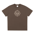 SM Emblem T-shirt brown front