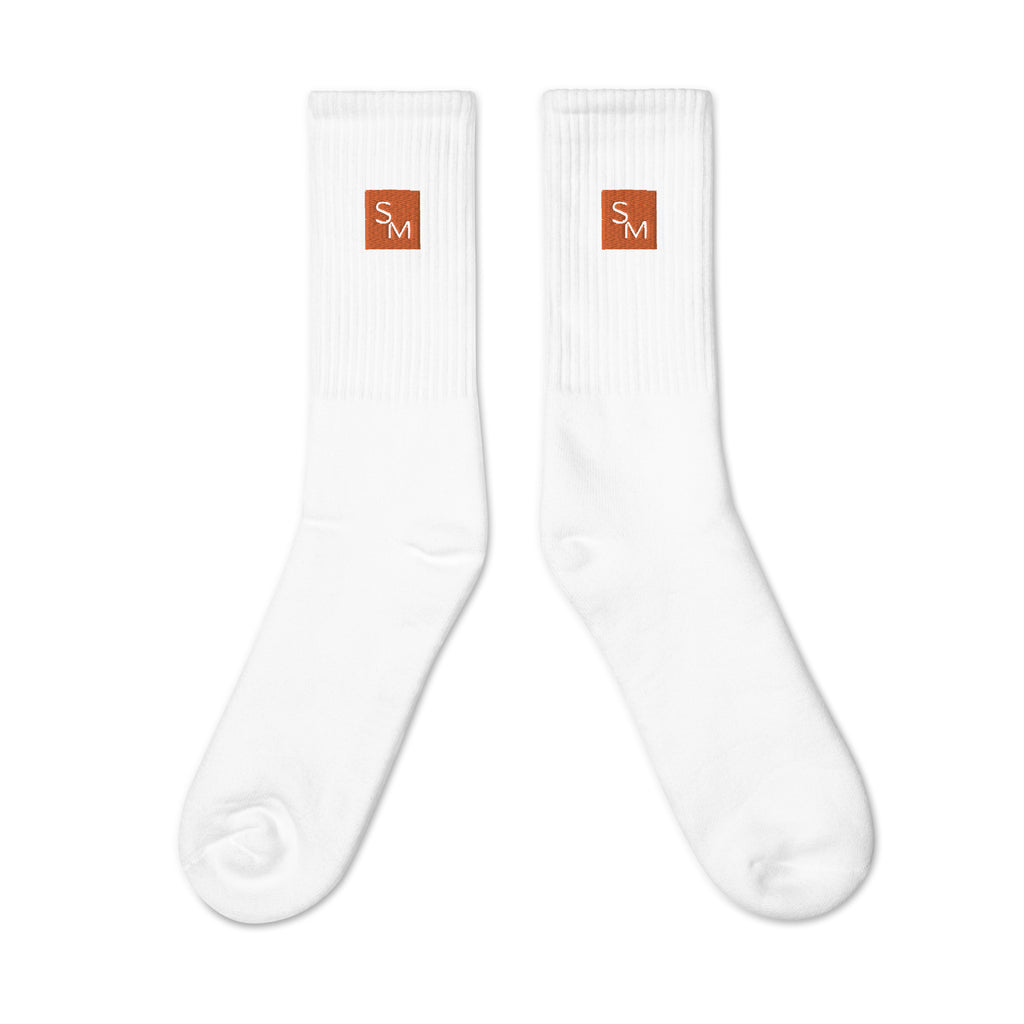 SM Socks white front
