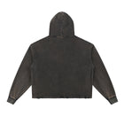 SM Eternal Fleur Hoodie stone grey back
