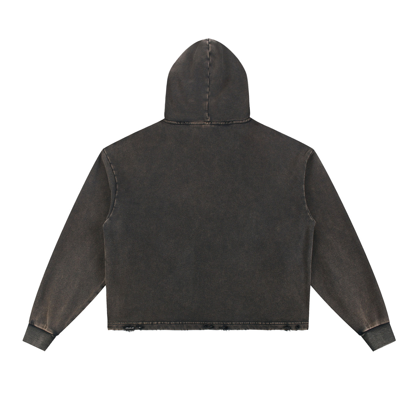 SM Eternal Fleur Hoodie stone grey back