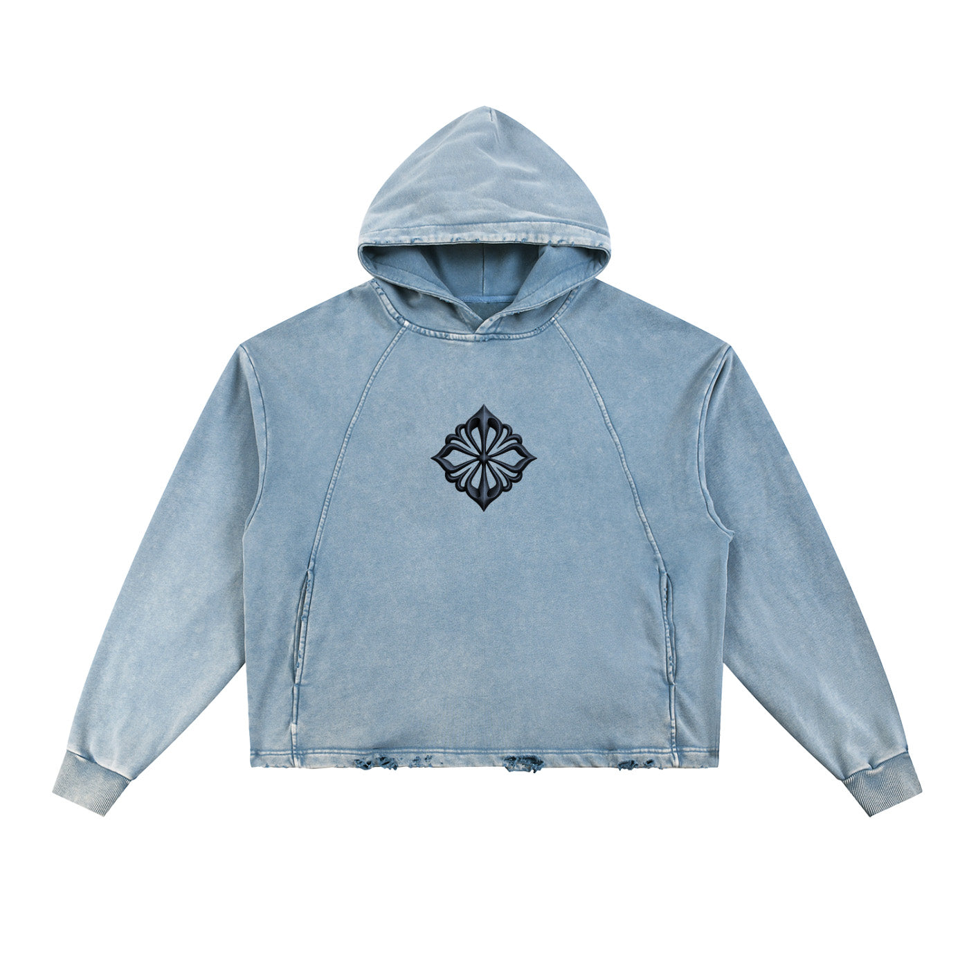 SM Eternal Fleur Hoodie blue front
