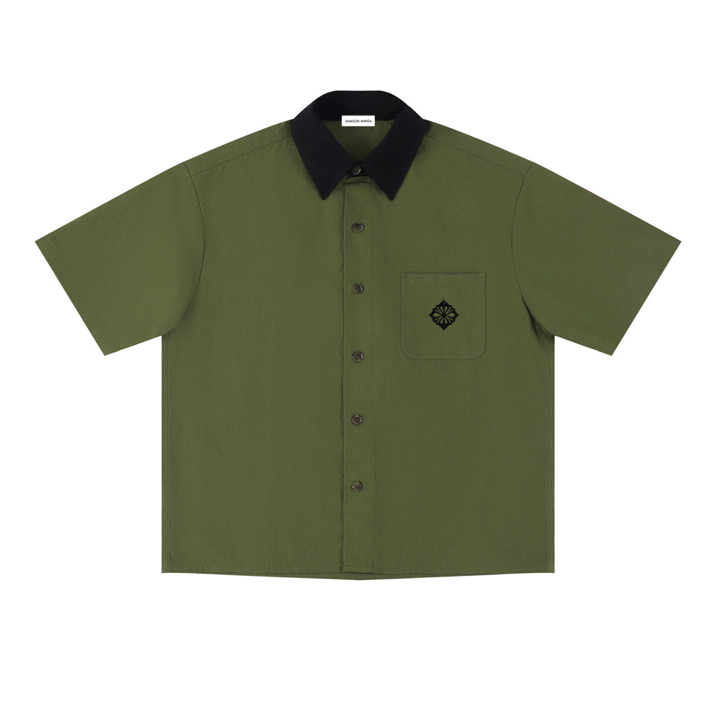 SM Eternal Fleur Shirt camo green front