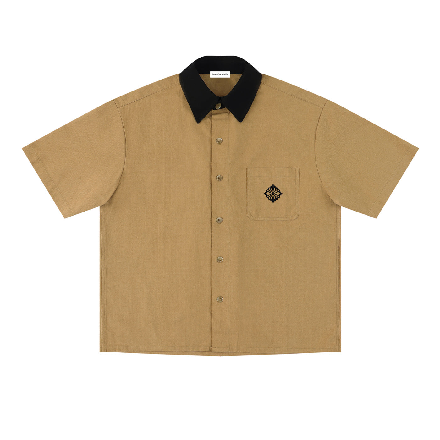 SM Eternal Fleur Shirt camel tan front